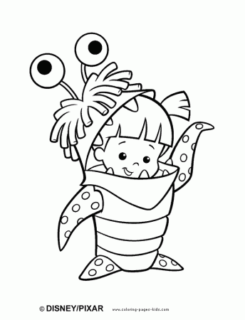 Monsters Inc Coloring Pages | Monster