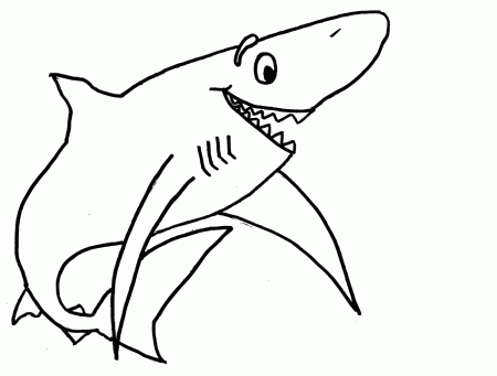 te shark Colouring Pages