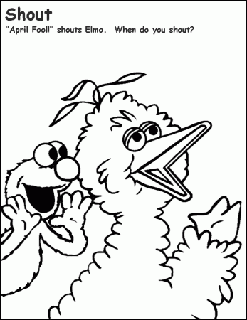 elmo coloring pages to print | Disney coloring page