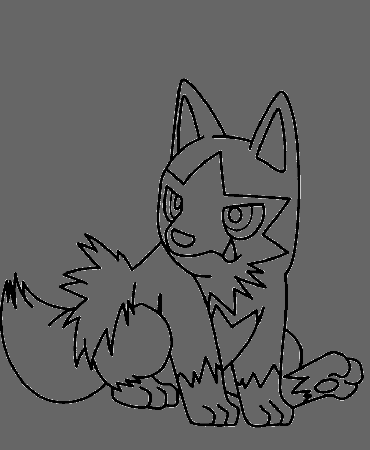 Pokemon Poochyena Coloring Pages |Pokemon coloring pages Kids 