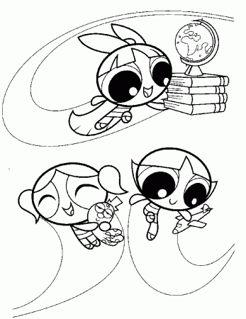 Amazing Coloring Pages: The Powerpuff Girls printable Coloring Pages