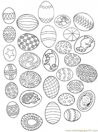 Easter Eggs Printable