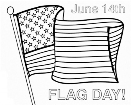 Images of the flag day coloring pages June 14 | Coloring Pages