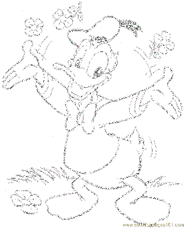 Coloring Pages Donald Duck Coloring Page 06 (Cartoons > Donald 