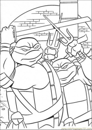 Ninja Turtles Coloring Pages For Coloring | Free Printable 