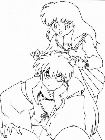 Inuyasha Coloring Page Coloring Pages Amp Pictures IMAGIXS 266611 