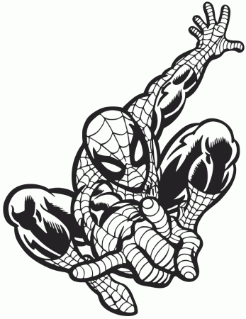 Free Printable Spider-Man Coloring Pages | H & M Coloring Pages