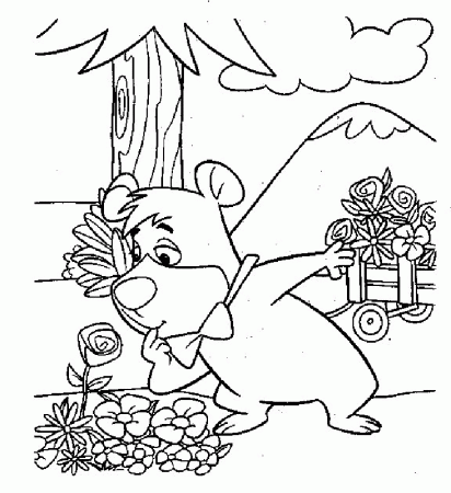 Yogi Bear Coloring Pages 20 | Free Printable Coloring Pages 