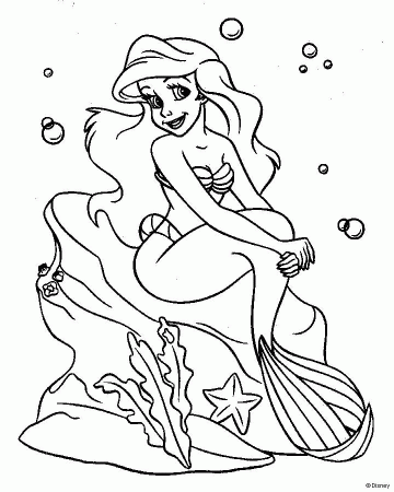 Ariel Coloring Pages to Print | Color Printing|Sonic coloring 