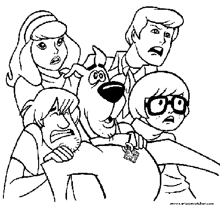 Scooby Doo Coloring Pages Online Free | Alfa Coloring PagesAlfa 