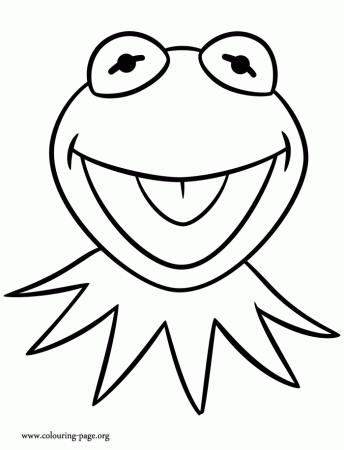 The Muppets - Kermit the Frog coloring page