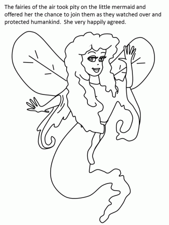 little mermaid fish Colouring Pages (page 2)