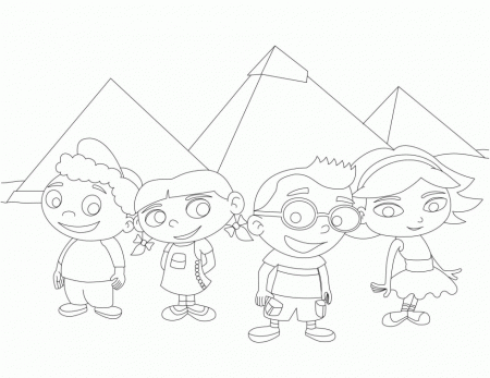 Little Einsteins Coloring Page Sheet Printable Coloring Sheet 