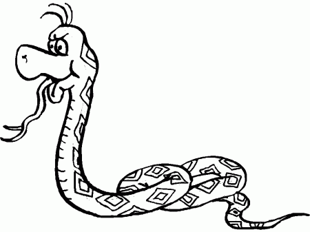 Coloring Snake Color Pages - Kids Colouring Pages
