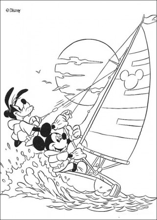 Mickey Mouse coloring pages - Mickey Mouse, Donald Duck, Goofy 