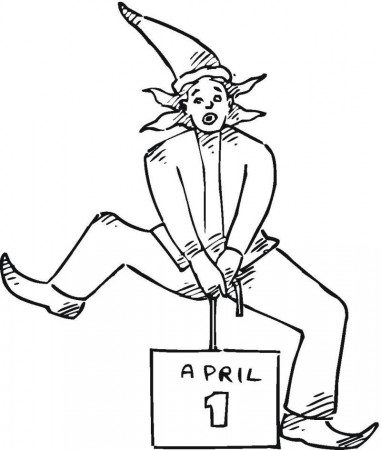 April Fools Day Coloring Pages Free | Free coloring pages for kids