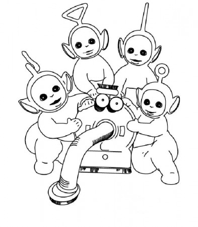Coloring pages teletubbies - picture 3