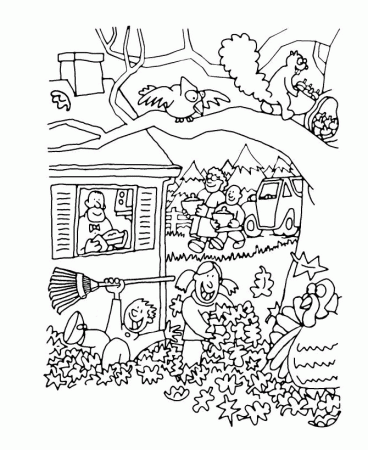 fall coloring sheets family activities collage fun