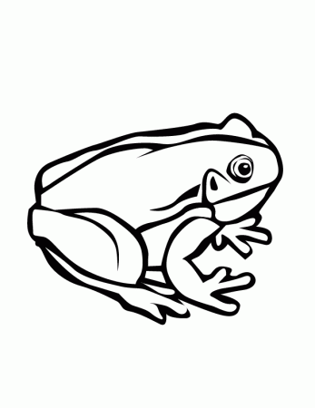 Tree Frog Coloring Page | Clipart Panda - Free Clipart Images