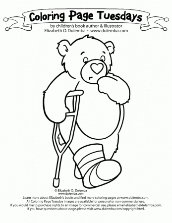 dulemba: Coloring Page Tuesday - Bad Foot Bear