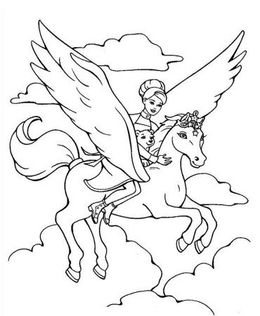Horses Printable Coloring Pages Jump