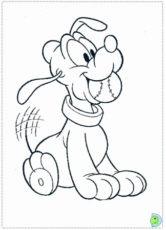 Pluto Coloring page