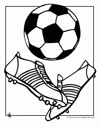 Soccer Ball Coloring Page | Coloring Pages