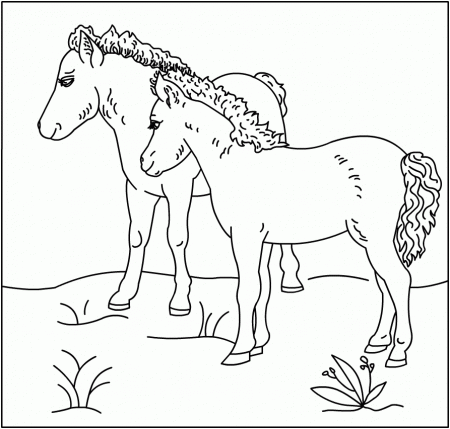 Free Horse Coloring Pages | Coloring pages wallpaper