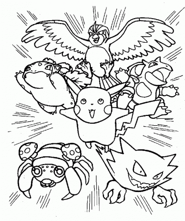 Pokemon Coloring Pages Kids Boys | Coloring Pages For Kids