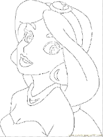 Princess Jasmine Coloring Pages - Free Printable Coloring Pages 