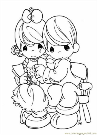 Free Printable Precious Moments Coloring Pages