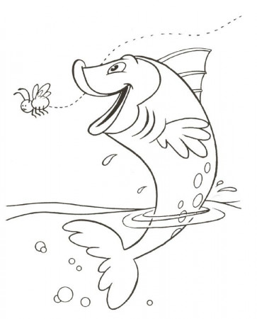 Fish Coloring Pages For Kids Images & Pictures - Becuo