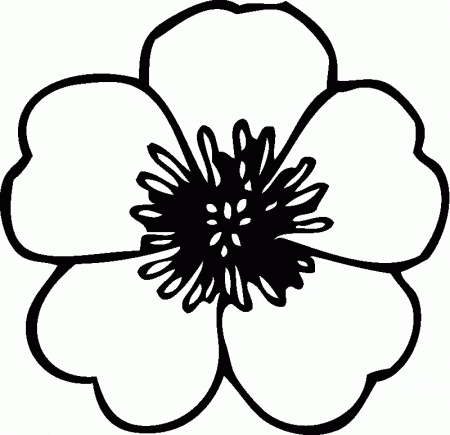 Pictures of Flowers to Color | Color On Pages: Coloring Pages for Kids
