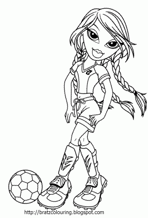 Bratz Coloring Pages For Girls 120 | Free Printable Coloring Pages