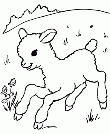Farm Animal Coloring Pages For Kids Printable - Free Printable 