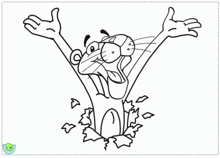 Pink Panther Coloring page