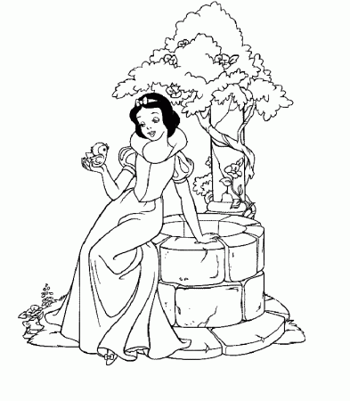 Disney Princess Coloring Pages To Print Images & Pictures - Becuo