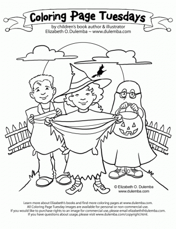 dulemba: Coloring Page Tuesday: Trick-