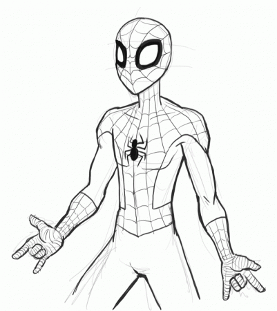 How to draw Spiderman | drawing and digital painting tutorials online