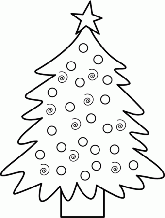 Christmas Tree Coloring Pages - Picture 15 – Christmas Tree 