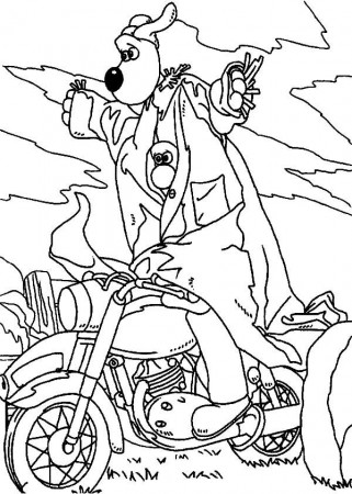 Wallace and Gromit Become Scarecrow Coloring Pages | Best Place to ...