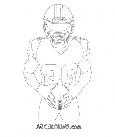 Dallas Cowboys Coloring Page For Kids
