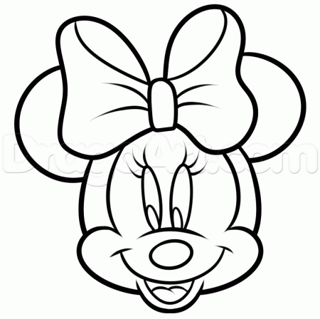 How to Draw Minnie Mouse Easy, Step by Step, Disney Characters ...