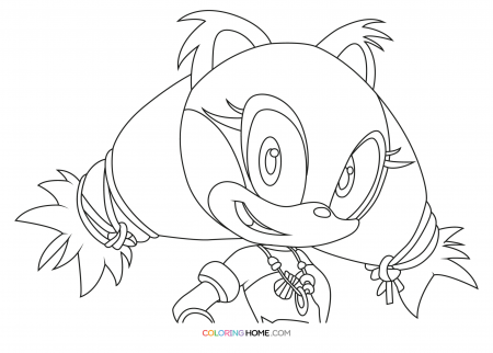 Sticks the Badger coloring page