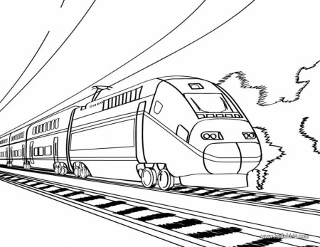 20+ Free Printable Train Coloring Pages - EverFreeColoring.com