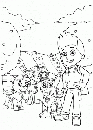 11 Pics of PAW Patrol Halloween Coloring Pages - PAW Patrol ...
