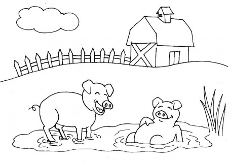 Place Pig Coloring Pages Coloring Pages For Kids #boN : Printable ...