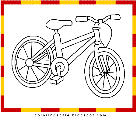 Bike Coloring Pages To Print - Coloring Pages For All Ages