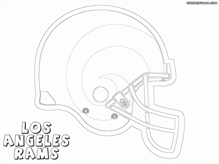 NFL helmets coloring pages | Coloring pages to download and print