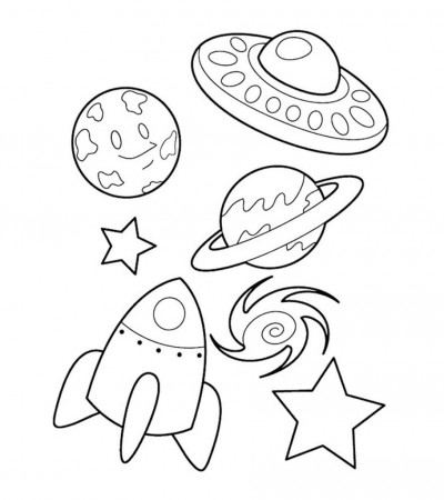 10 Best Spaceship Coloring Pages For Toddlers